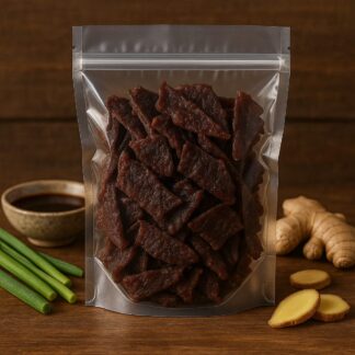 Mild Teriyaki Creatine Infused Beef Jerky 8oz.