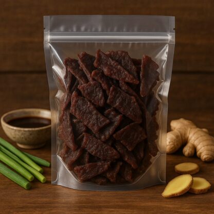 Mild Teriyaki Creatine Infused Beef Jerky 8oz.