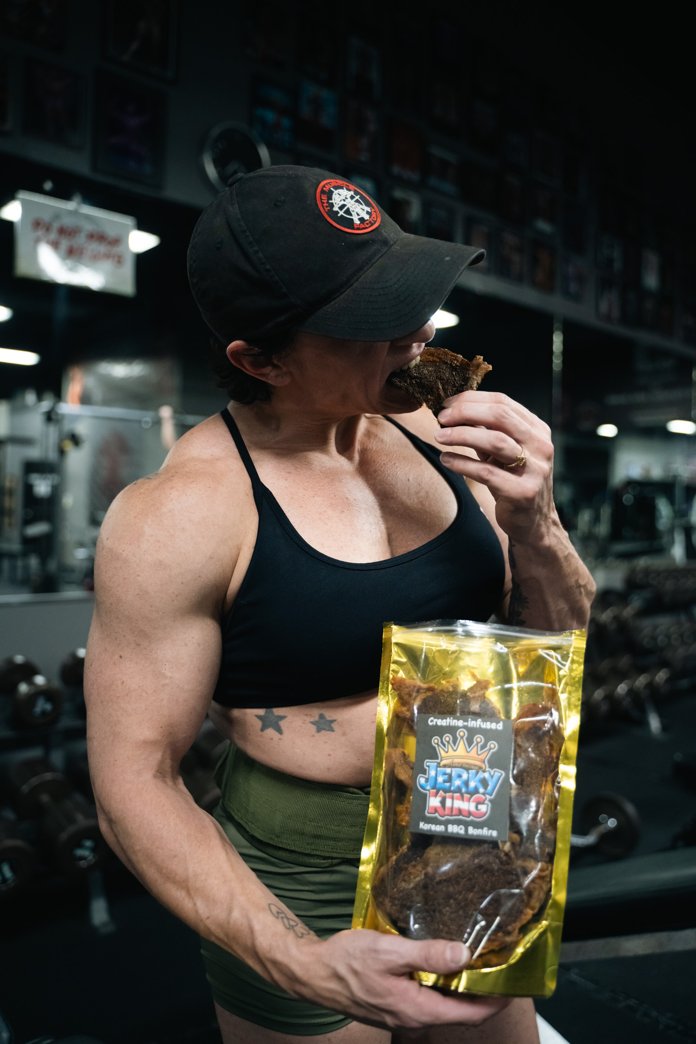 Korean BBQ bonfire Creatine Infused Beef Jerky 6oz. - Image 4