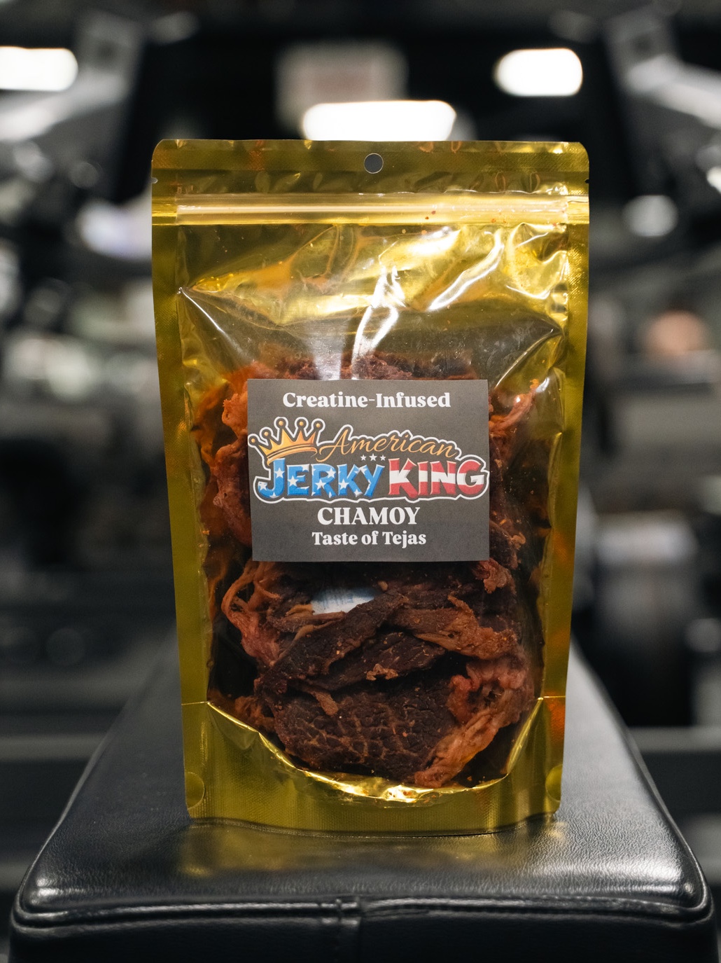 Chamoy Taste of Tejas Creatine Infused Beef Jerky 6oz. - Image 3